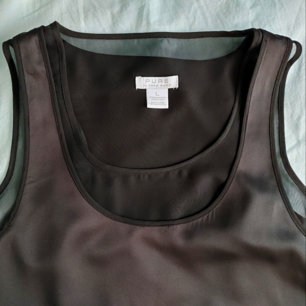 *SOLD* ALFRED SUNG Sleeveless Blouse